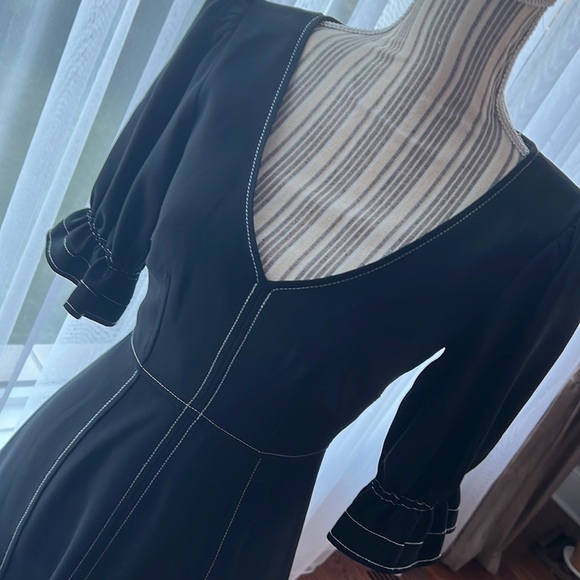 Cinq a sept puff sleeve dress - Picture 10 of 12